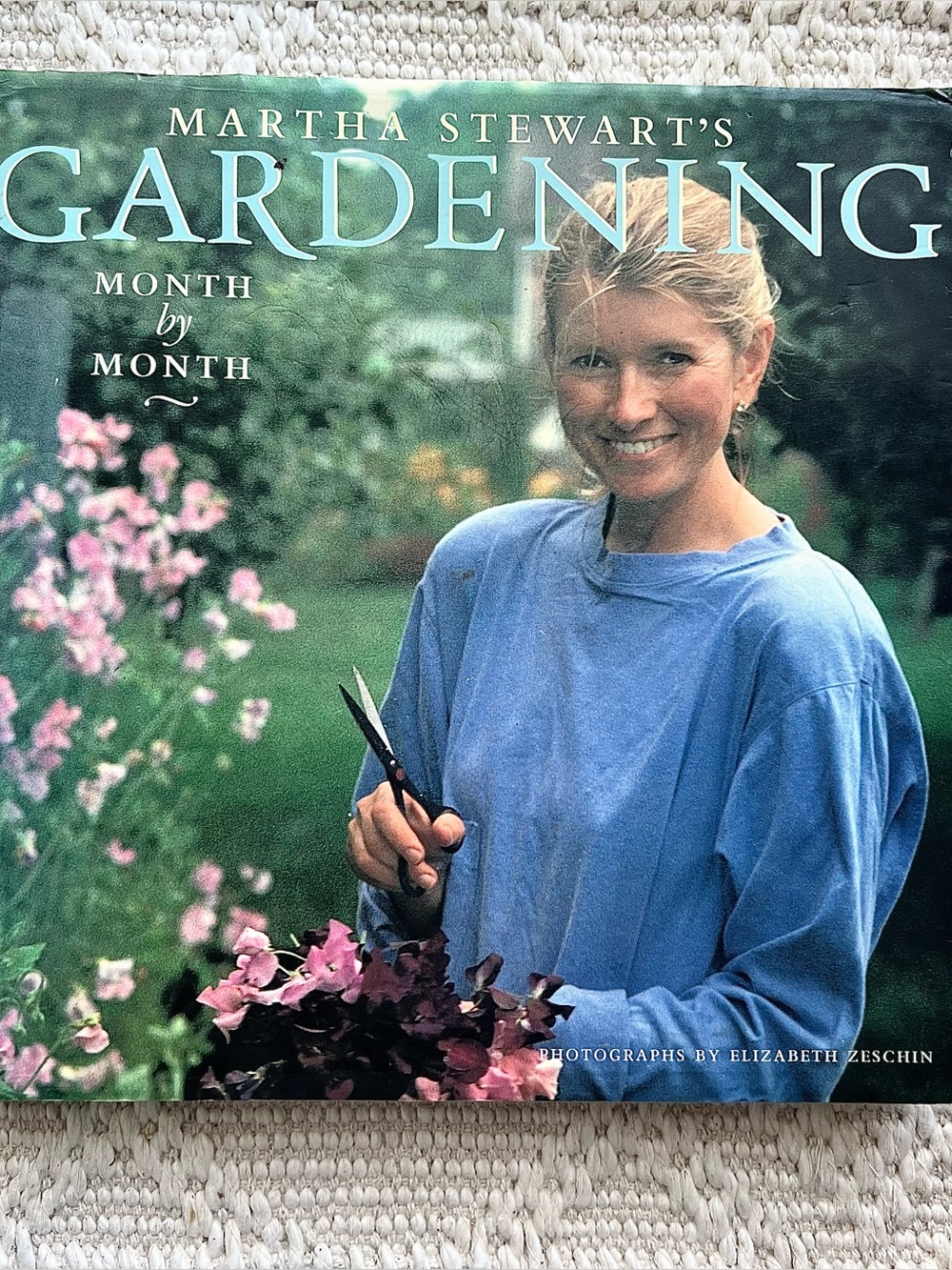 Vintage Martha Stewart Gardening‎ book 1991 large format hardcover 1st Edition